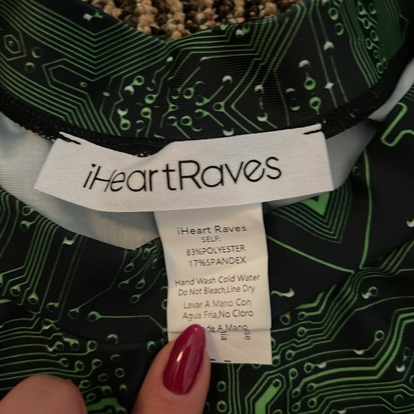 IHeartRaves CYBER MATRIX ULTRA CROPPED TOP and BIKINI SET - Picture 7 of 8